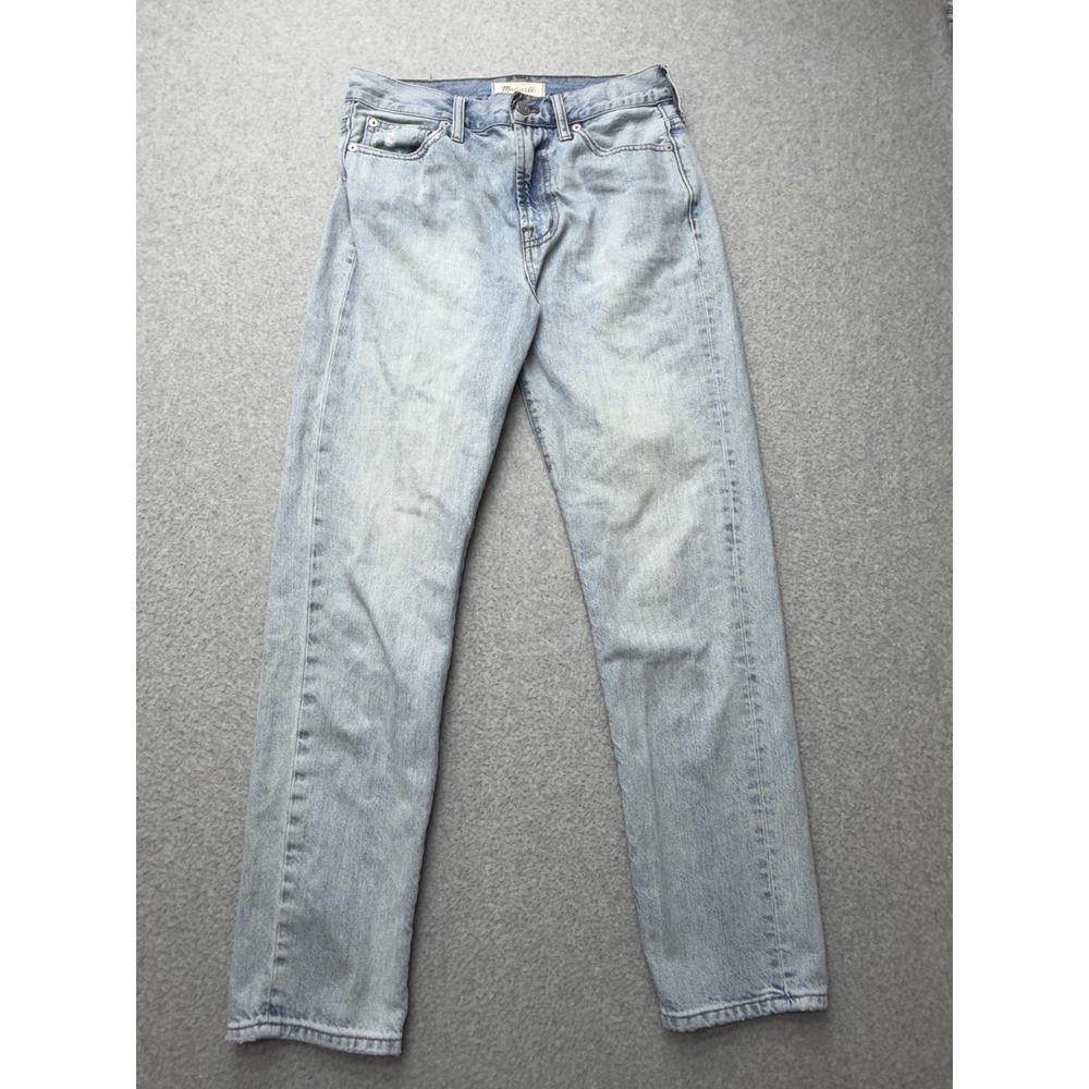Madewell The Perfect Vintage Jean Womens 26 Blue High Rise Slim Straight Denim